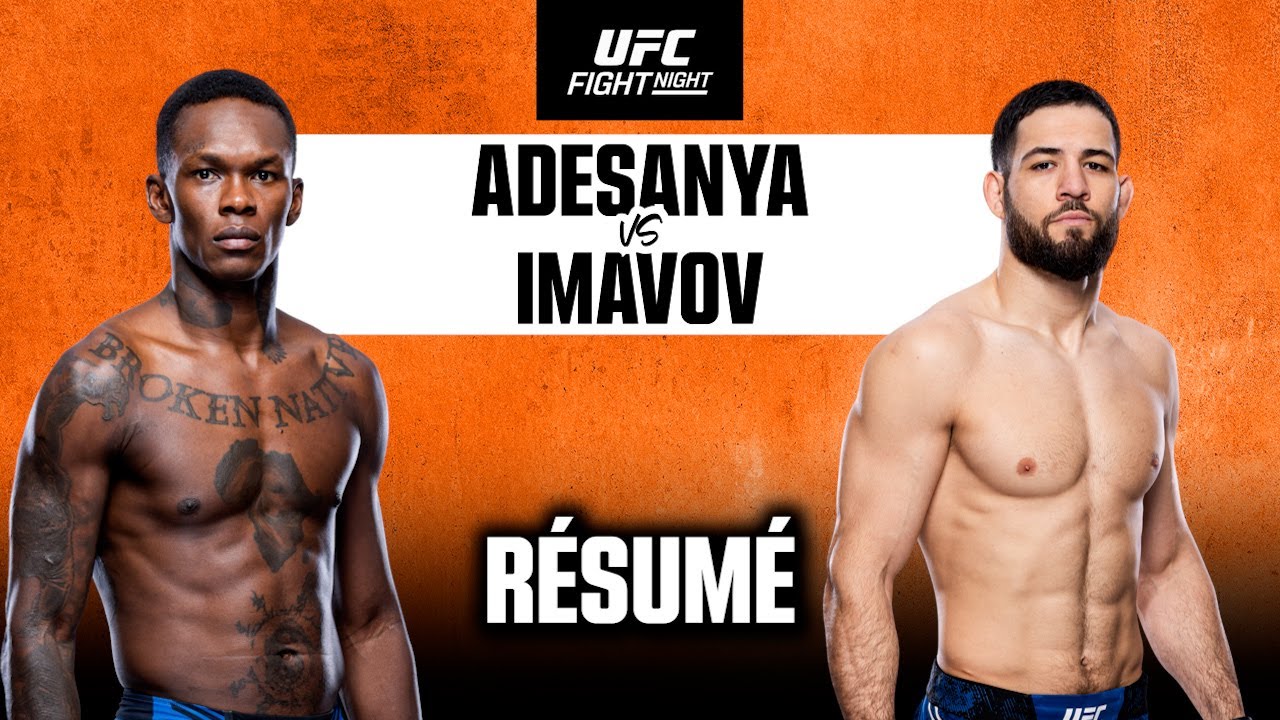 MMA Résumé : Imavov vs Adesanya à Riyad 🥊