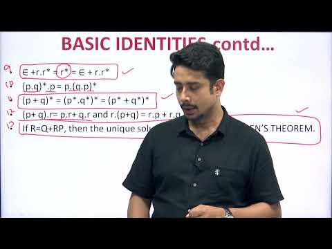 Algebraic Method Using Arden’s Theorem