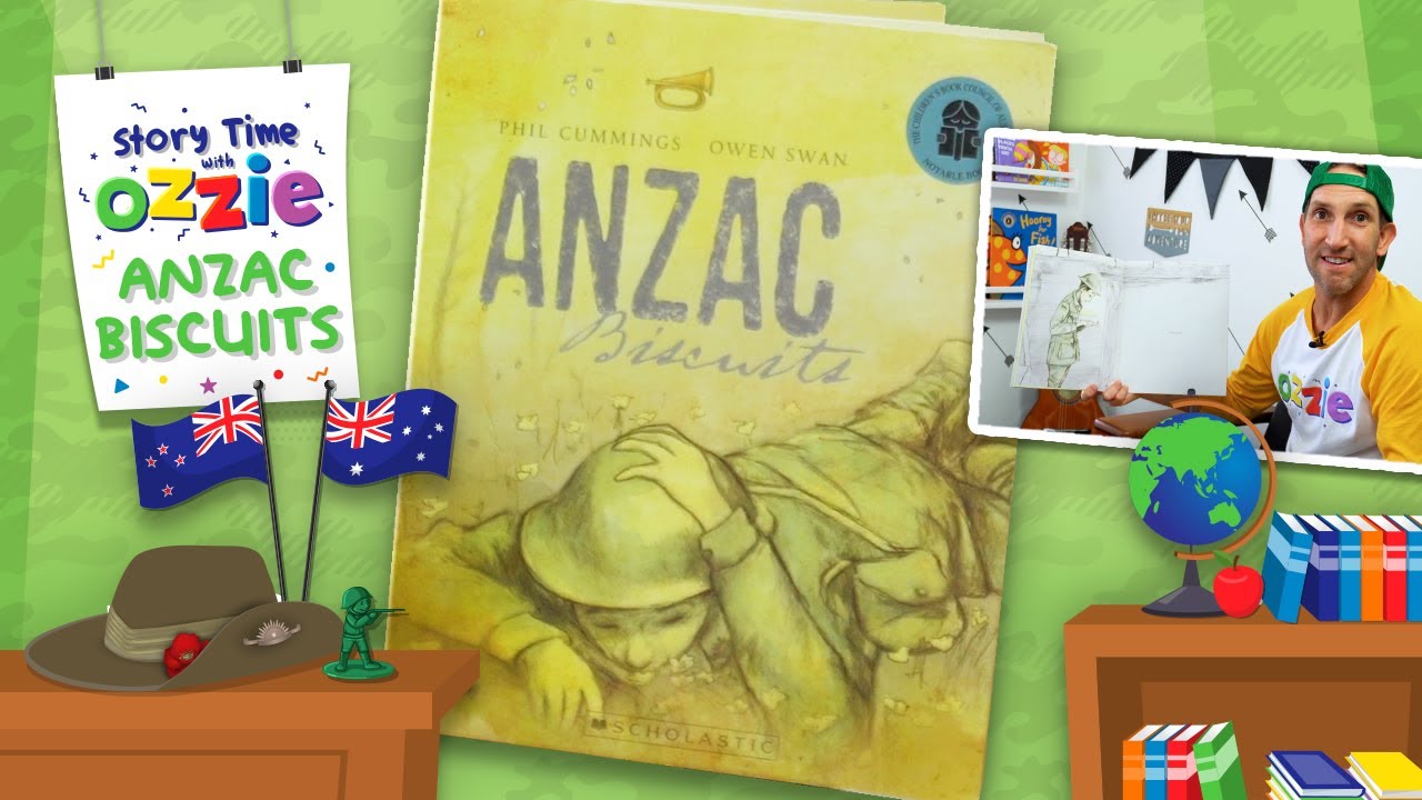 ANZAC Day Story for Kids | Ozzie & Anzac Biscuits 🍪