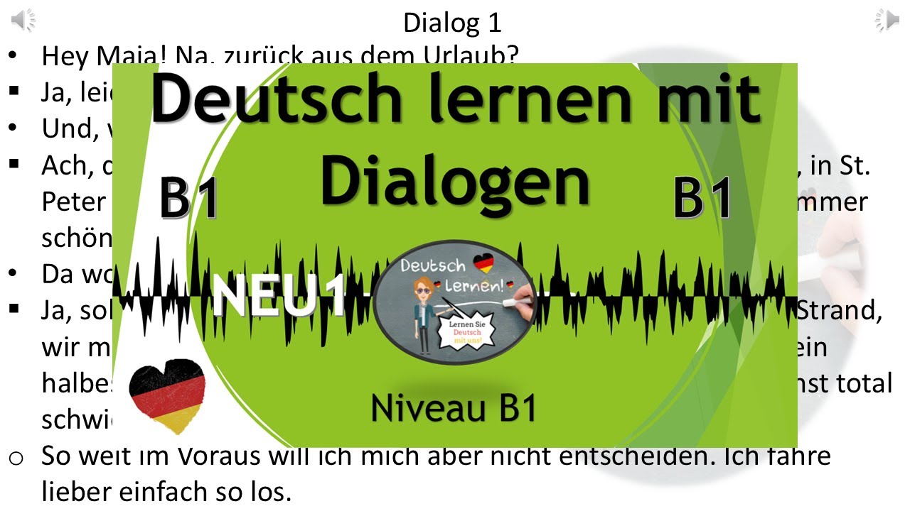 Dialoge B1 | Deutsch lernen durch Hören | 28 | #deutschlernen