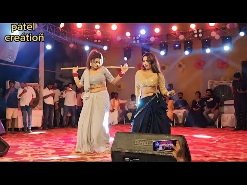 Bhojpuri Stage Dance at Ganesh Puja 🎉