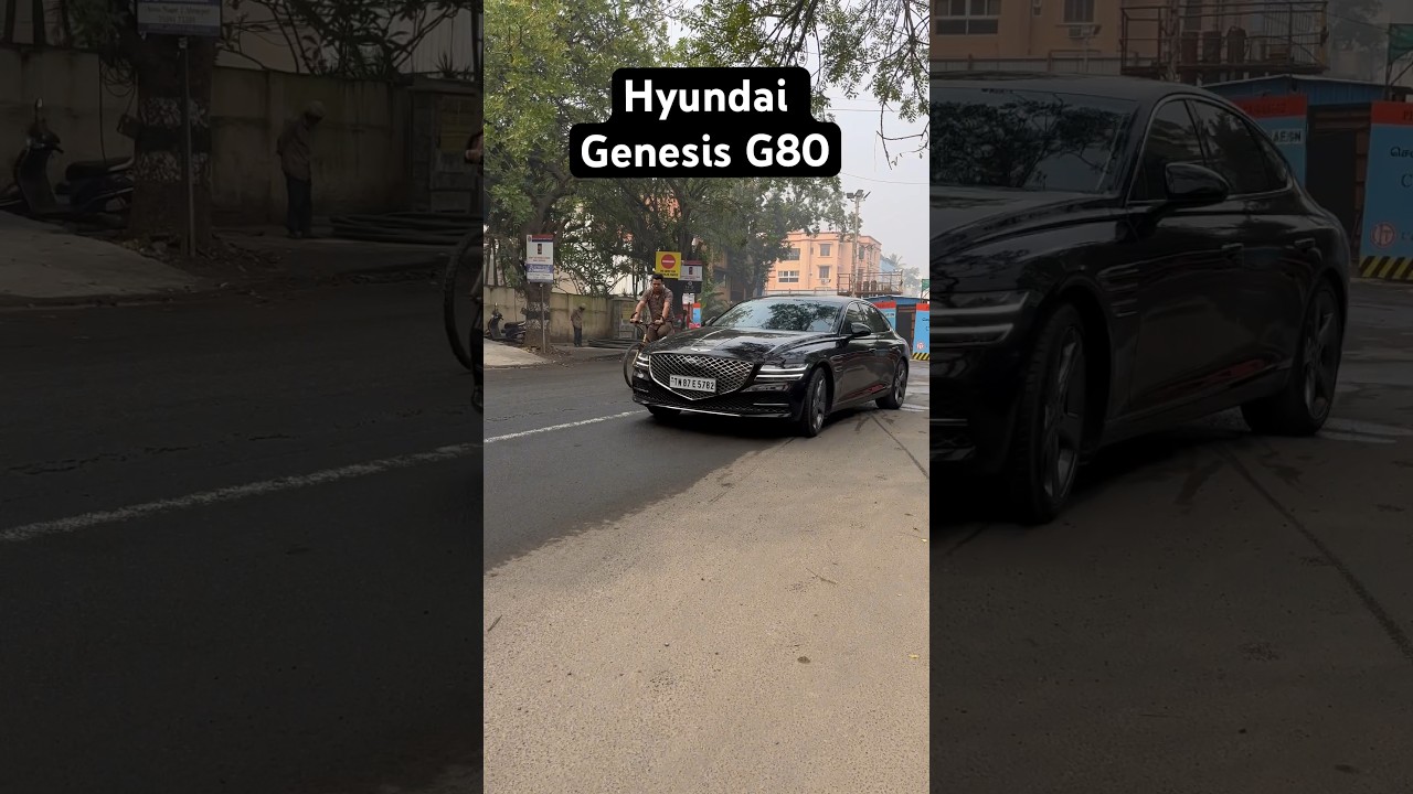 Exclusive Look at Chennai's Rare Hyundai Genesis G80 🖤