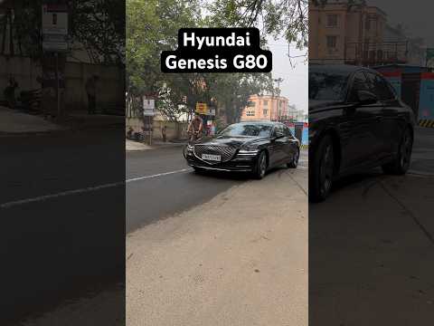 Chennai’s Rare Hyundai Genesis G80 🖤 #hyundai #genesis #genesisg80 #luxurycars #shorts #chennai 😍