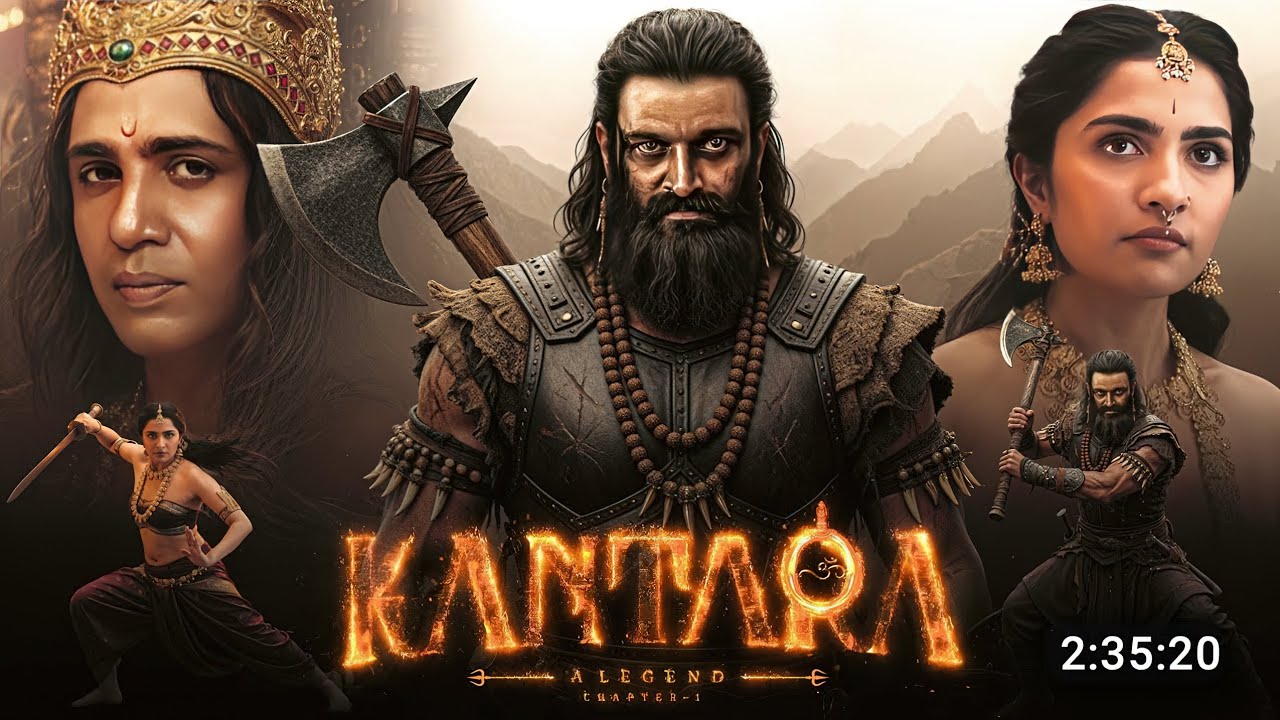 Watch Kantara Chapter 1 Full Movie in Hindi Dubbed (2025) – Rishab Shetty & Rukmini Vasanth | HD/4K South Thriller