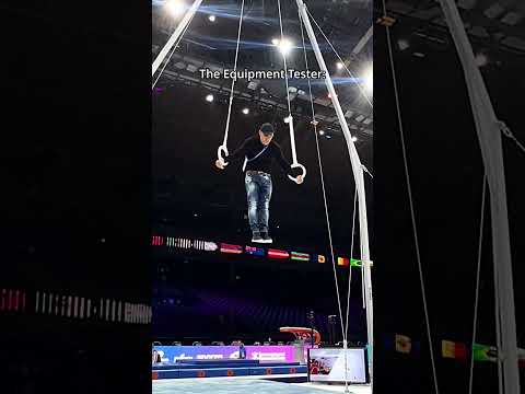 A perfect iron cross at 50 years old😨 #gymnastics #strength #calisthenics #ironcross