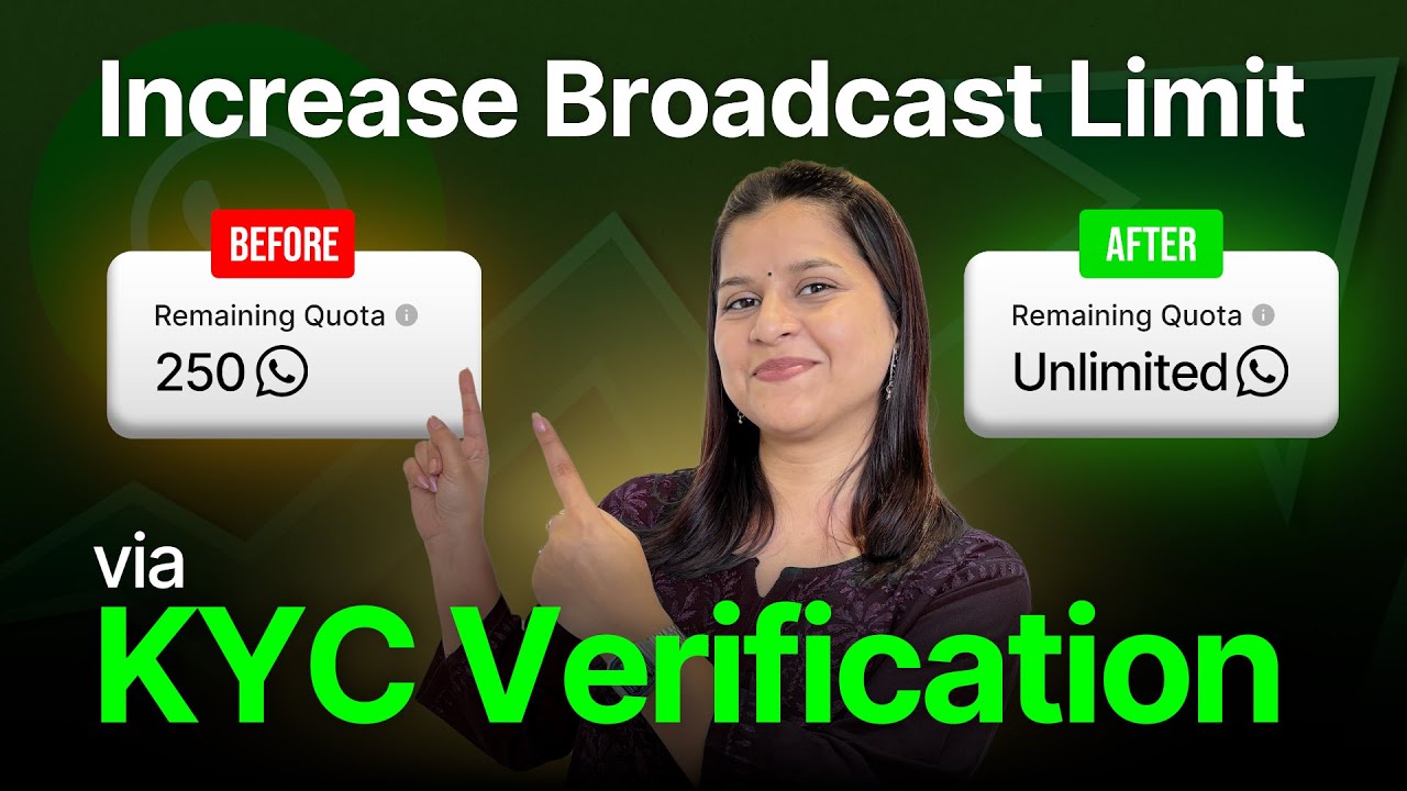 WhatsApp Broadcast Limit Upgrade Made Easy with KYC Verification | AiSensy