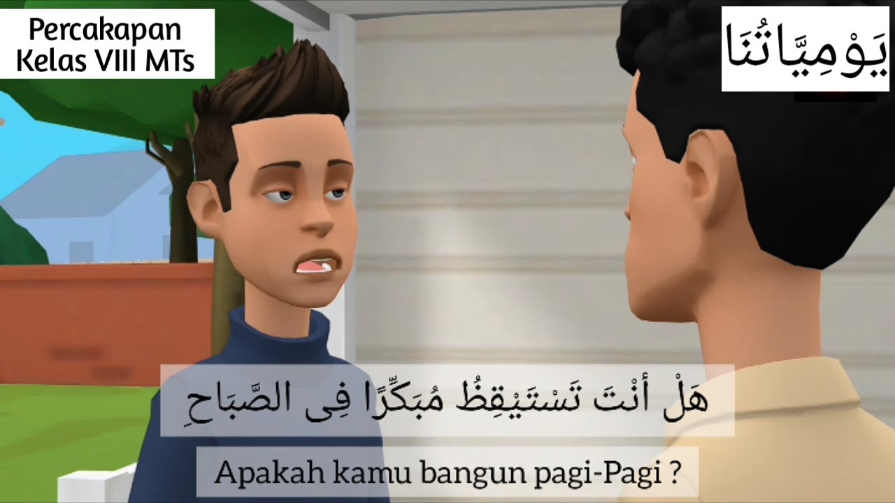 Pelajari Percakapan Bahasa Arab Kelas 8 📚 | Video Animasi Interaktif