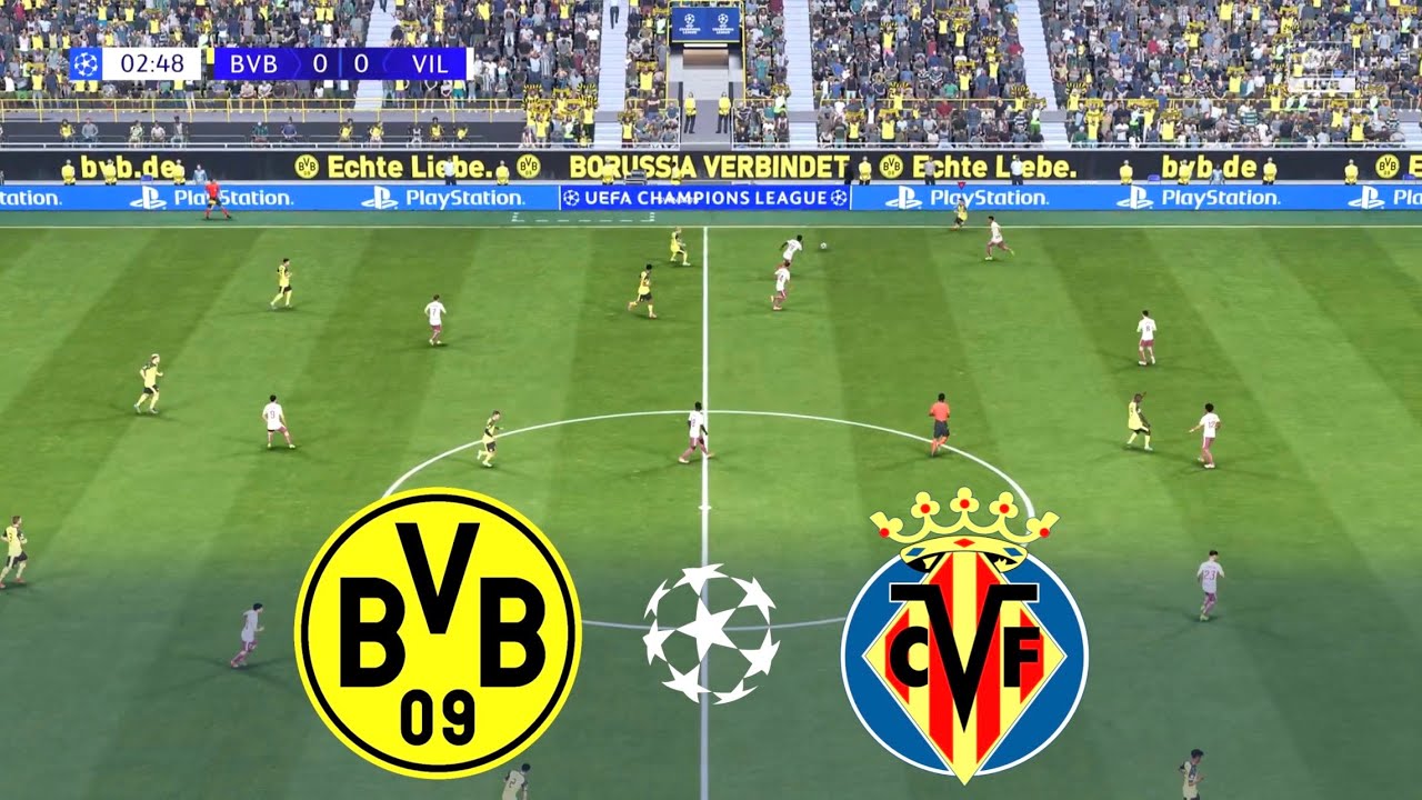 Dortmund vs Villarreal | UEFA Champions League 2025/26 ⚽