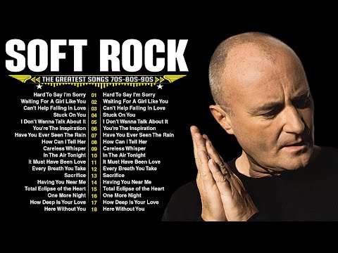 Phil Collins, Eric Clapton, Michael Bolton, Rod Stewart, Bee Gees 📀 Soft Rock Ballads 70s 80s 90s