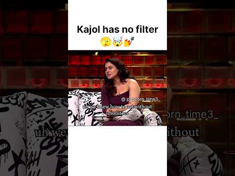 Kajol is brutally honest 💅 #kajol #bollywood #koffeewithkaran #ranimukherjee