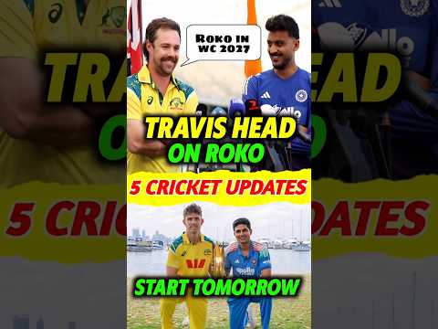 Travis head on RO-KO ❤️ 5 Cricket Updates