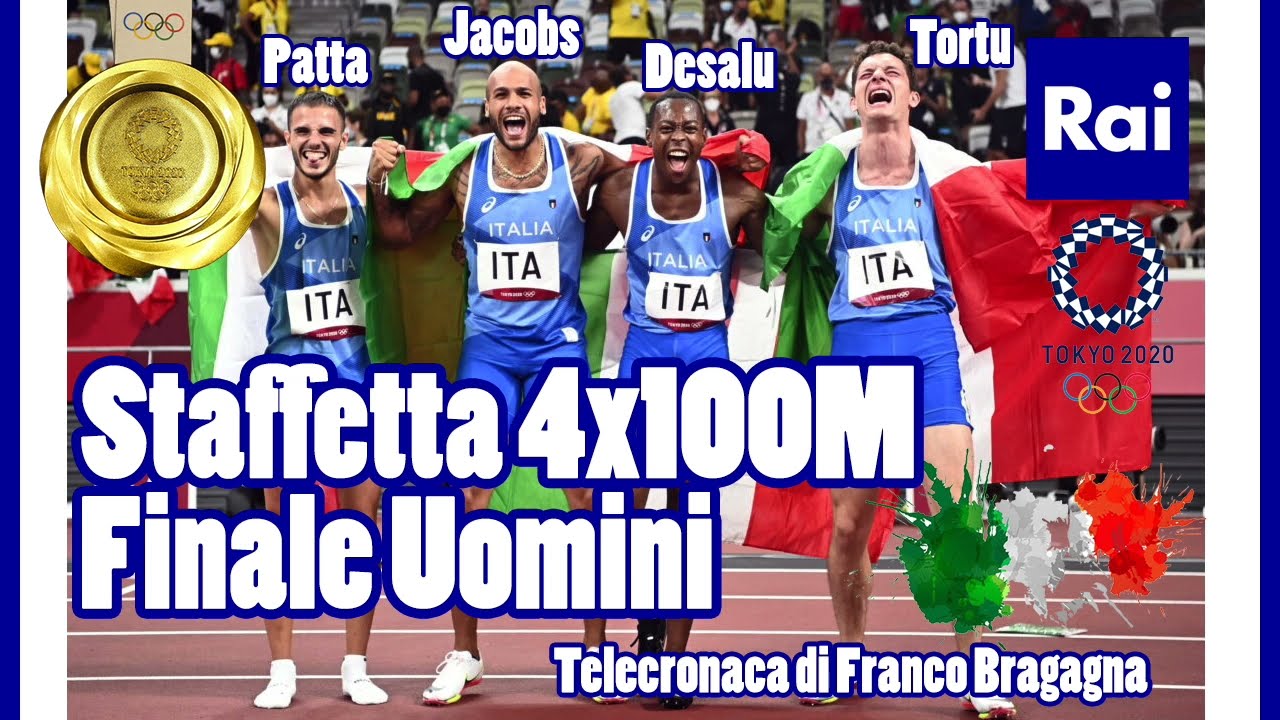 Italia 4x100M Staffetta Finale | Rai Telecronaca 🇮🇹