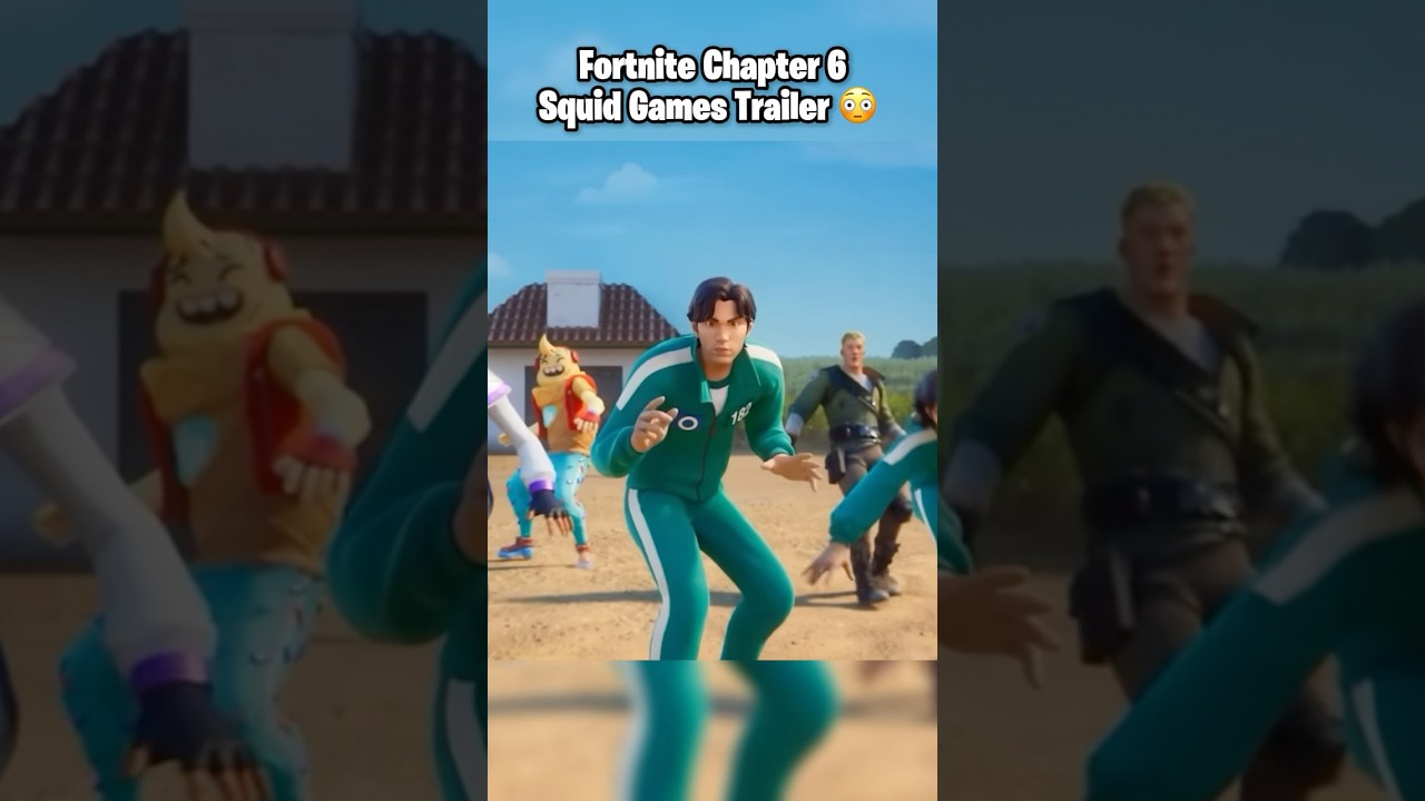 Fortnite Chapter 6 x Squid Game Collab Trailer 😳