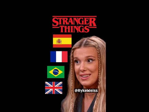 Millie Bobby Brown SPEAKING 4 LANGUAGES #StrangerThings