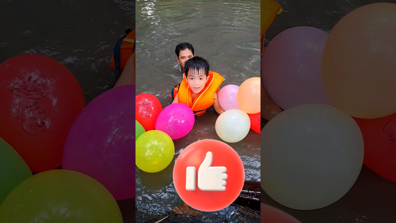 Em Bé Tốt Bụng Thương Ngoại Khi Tập Bơi Mùa Hè 🏊‍♂️