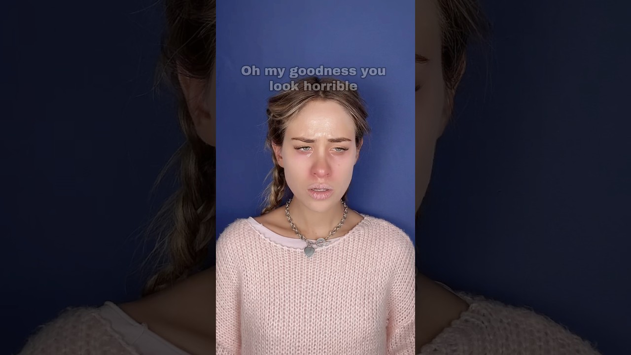 Have you ever faked being sick? #viralvideo #transformation #makeuptutorial