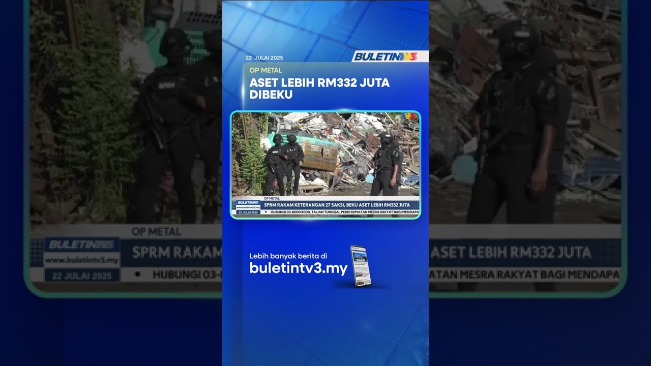 OP METAL: RM332 Juta Aset Beku & 27 Saksi Rakam Keterangan 🔍