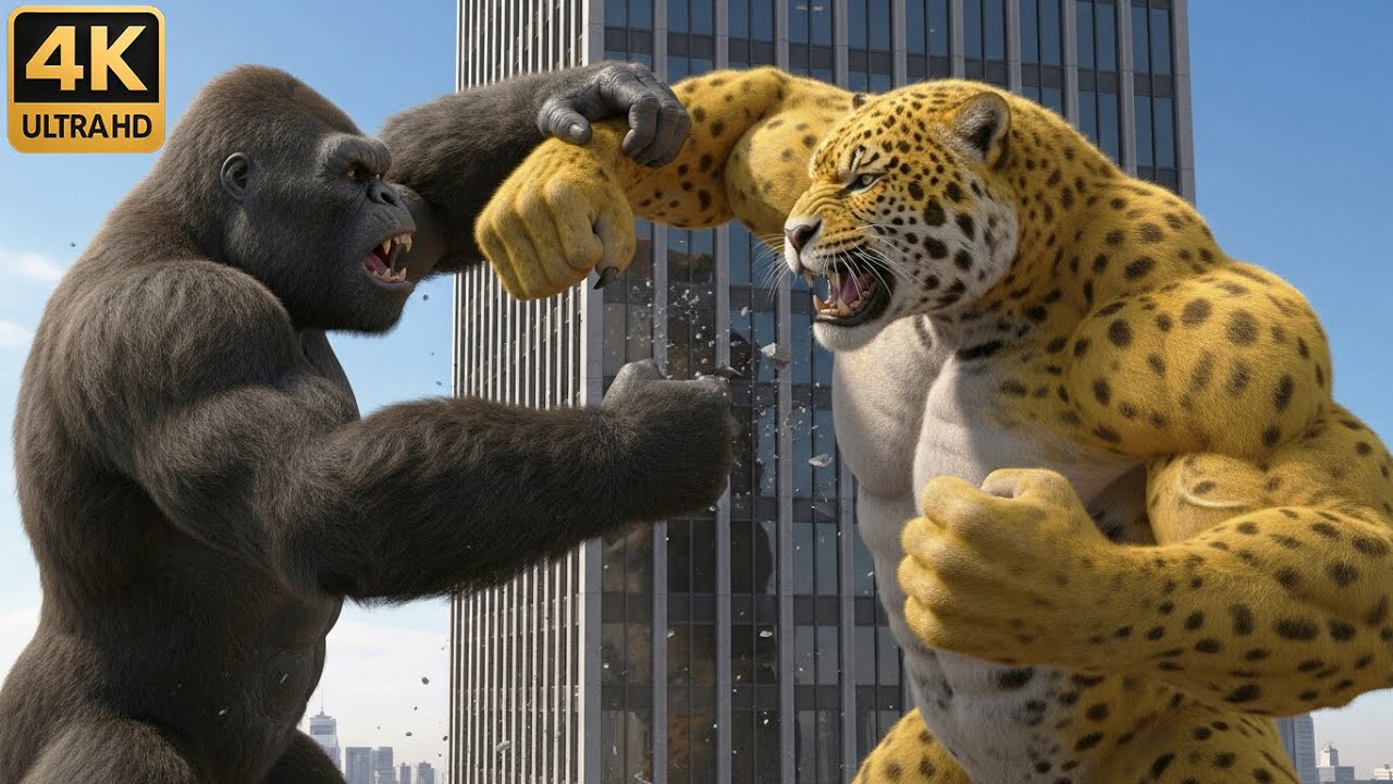 King Kong Battles Monsters to Protect Humanity 🦍
