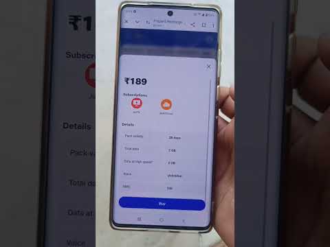Jio Affordable Recharge Plan ₹189 Plan All Details And Velidity 🔥 #shorts.