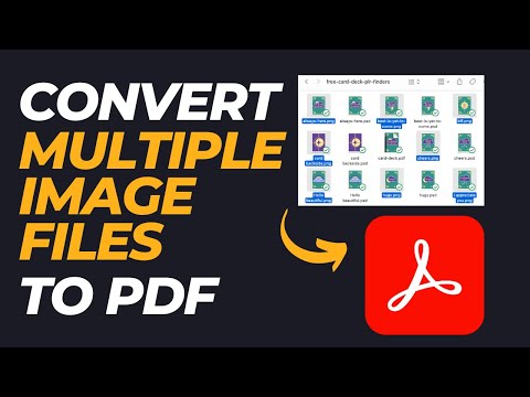 How to Convert Multiple Image Files into a Single PDF