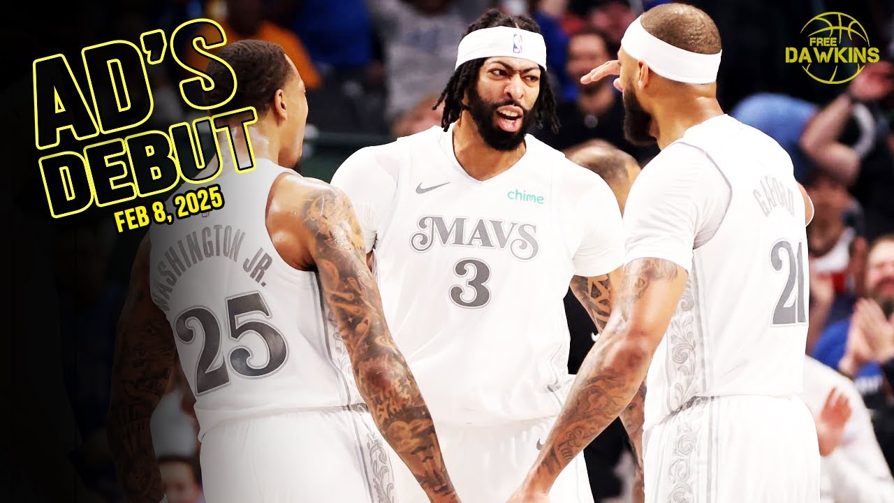 Anthony Davis Debuts for Mavericks vs Rockets 🏀