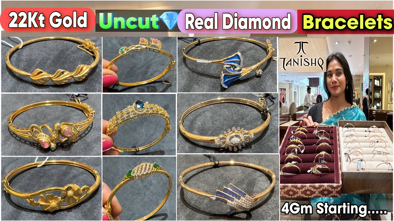 Tanishq 4Gm Gold & Diamond Bracelets✨