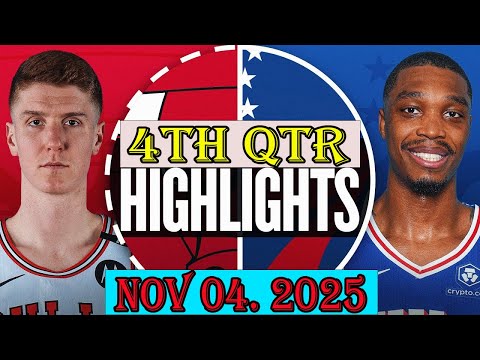 Chicago Bulls vs Philadelphia 76ers 4th Qtr Nov 04.2025 Highlights | NBA hightlight