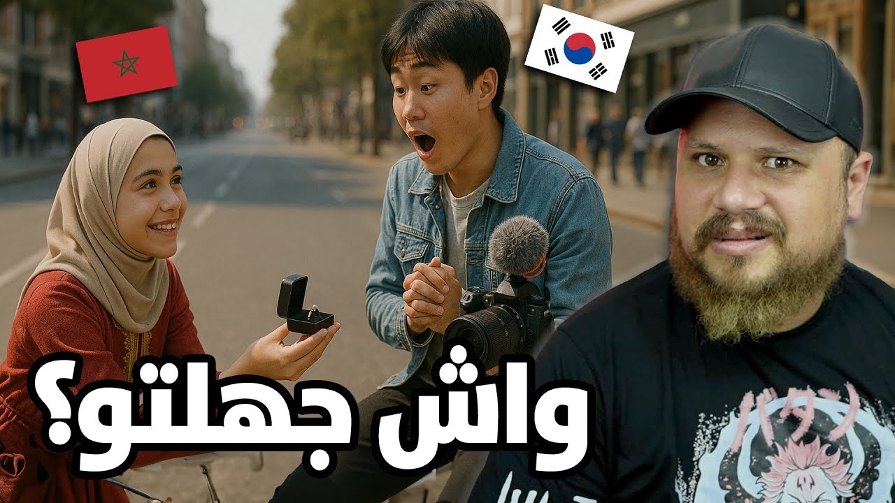 حقيقة فيديو الكوري والفتاة المغربية 🤔