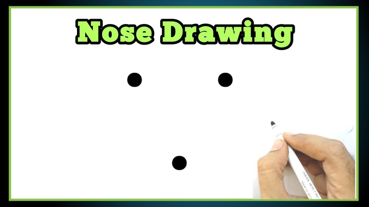 Easy Step-by-Step Nose Drawing Guide 👃