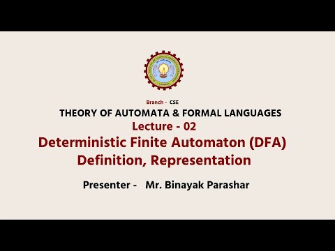 Theory of Automata & Formal Languages | Deterministic Finite Automaton (DFA)- Defination | AKTU