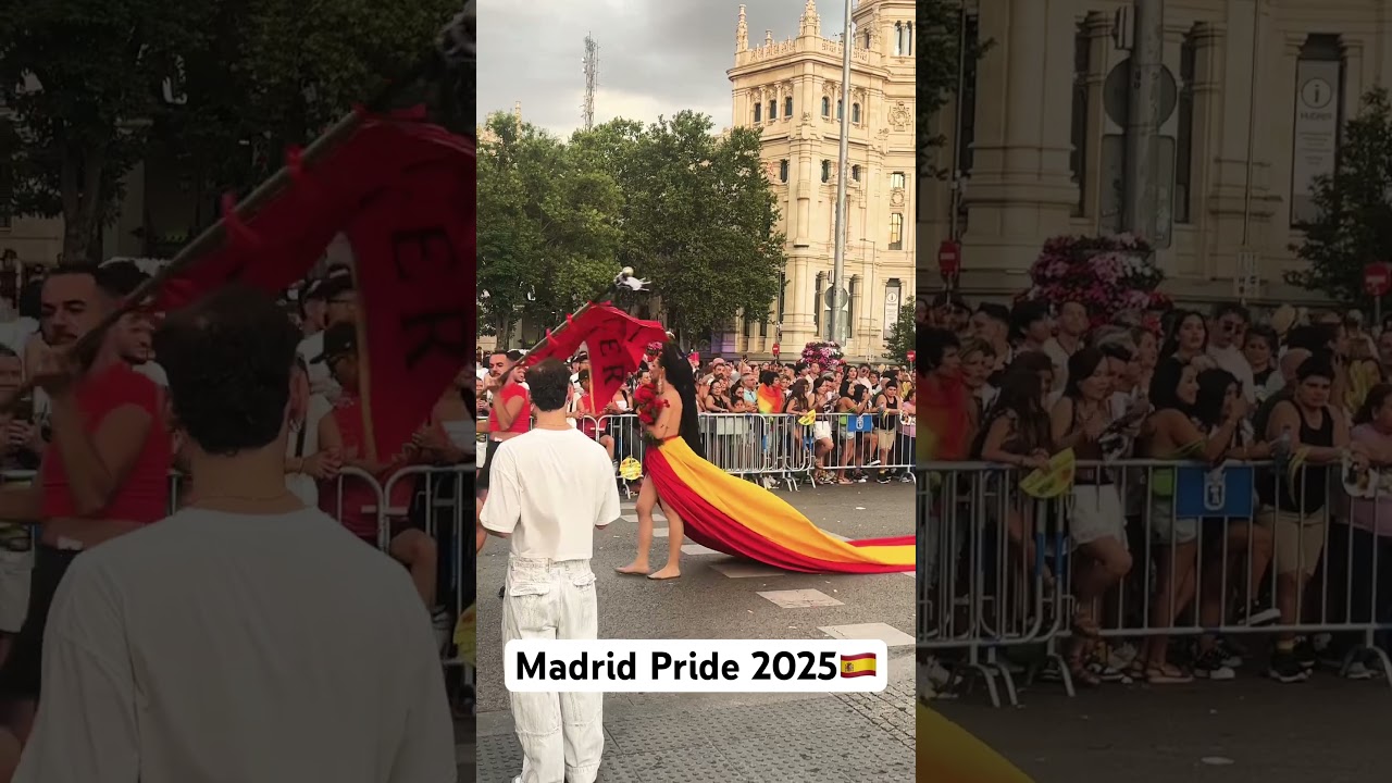 Madrid Pride 2025🇪🇸 #europe #madrid #spain #travel #travelling #travelvlog #travelvlog