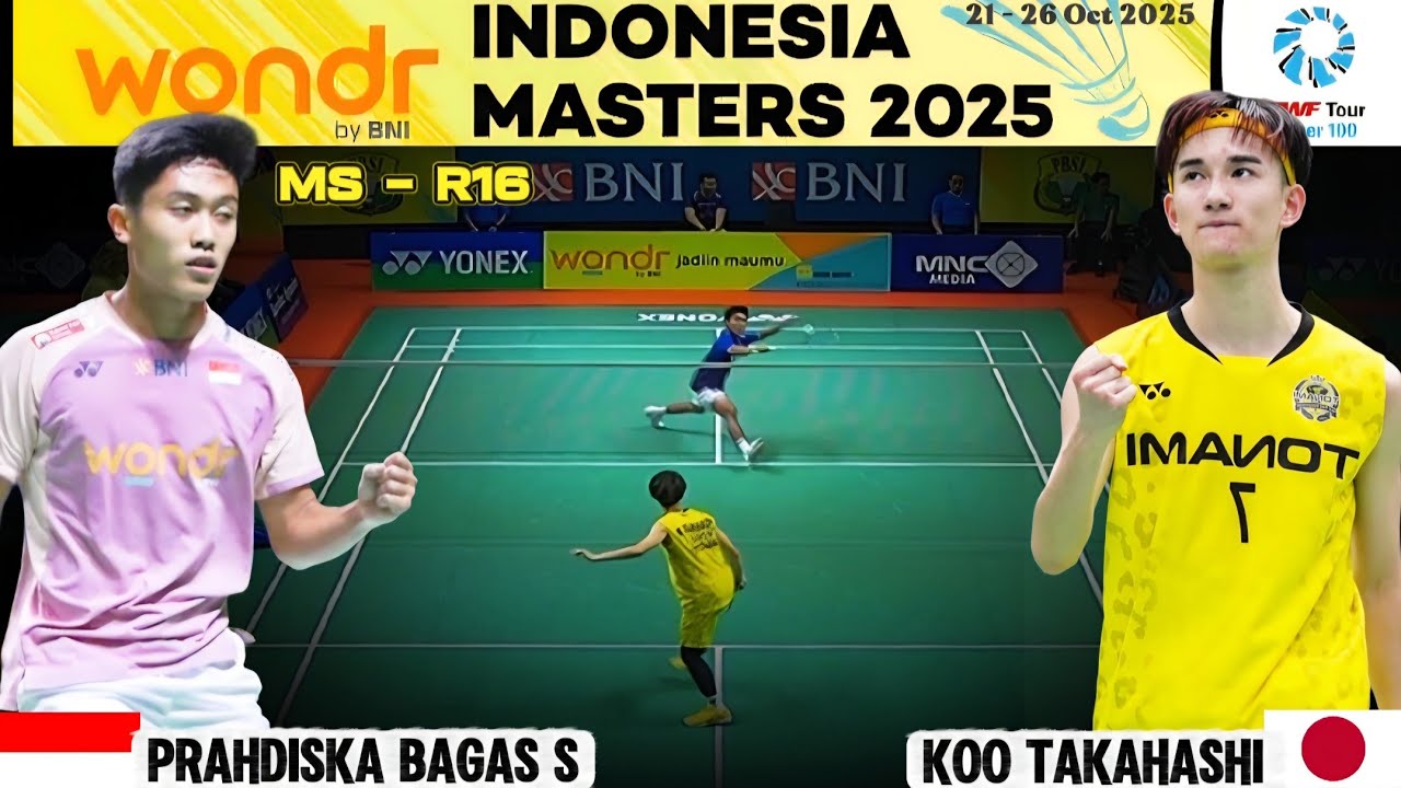Prahdiska Bagas Shujiwo vs Koo Takahashi | Indonesia Master 2025