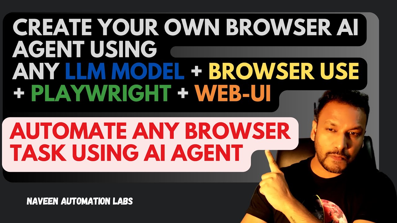 Build Your Own Browser AI Agent with LLM & Playwright