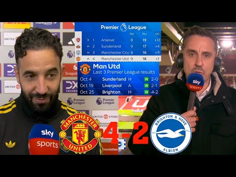 Gary Neville Reacts To Man United's Third Consecutive Win🗣️ Ruben Amorim Postmatch Interview