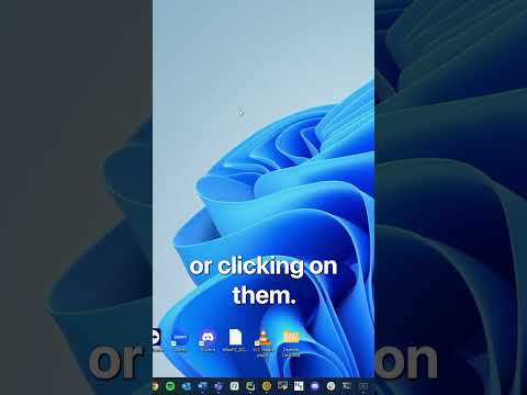 Hide desktop shortcuts (icons) on Windows 11