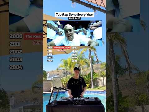 The Top RAP Song EVERY Year 🤯 (Eminem, Jay-Z, Kanye West, Lil Wayne & more)