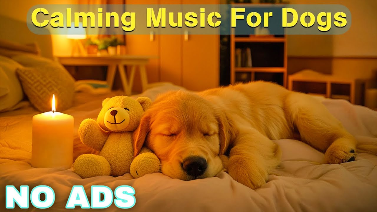 12 HOURS of Dog Calming Music For Dogs🎵💖Anti Separation Anxiety Relief Music🐶Sleep dog Healing🎵