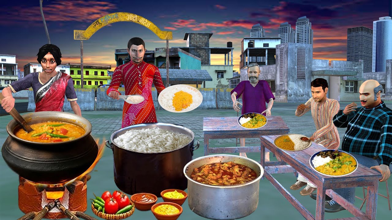 Early Morning Dal Chawal & Street Food 🍽️