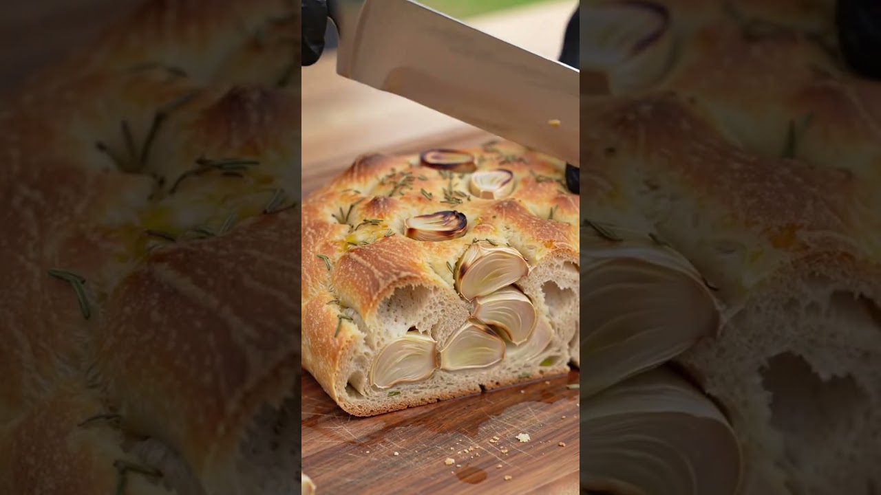 ASMR Garlic Bread Cutting 🍞 | Satisfying & Artistic