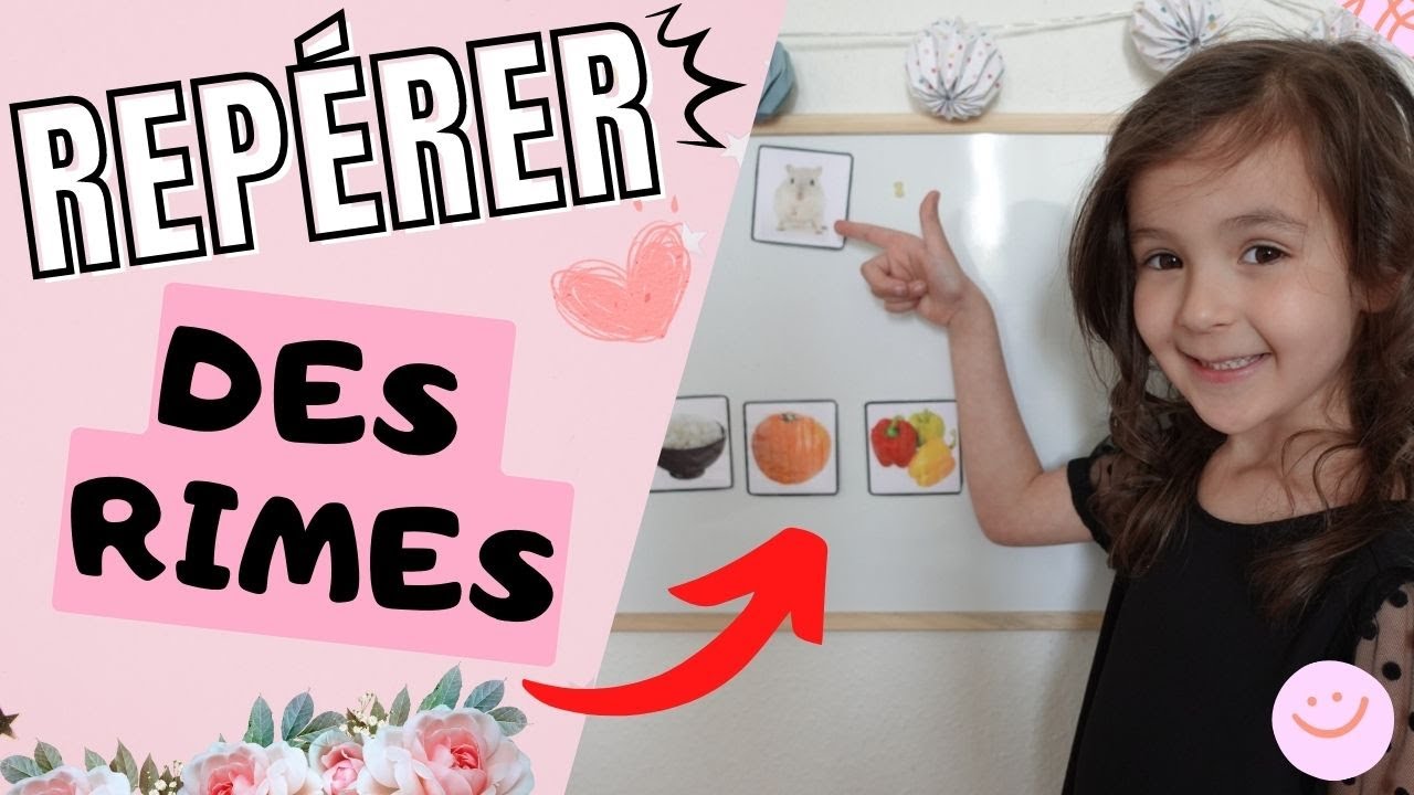 Je repère les rimes 🦋 Maternelle
