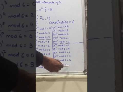 Mathematics Of Cryptography | Lecture 3 - Cyclic Group | CRNS | Cryptography Basics