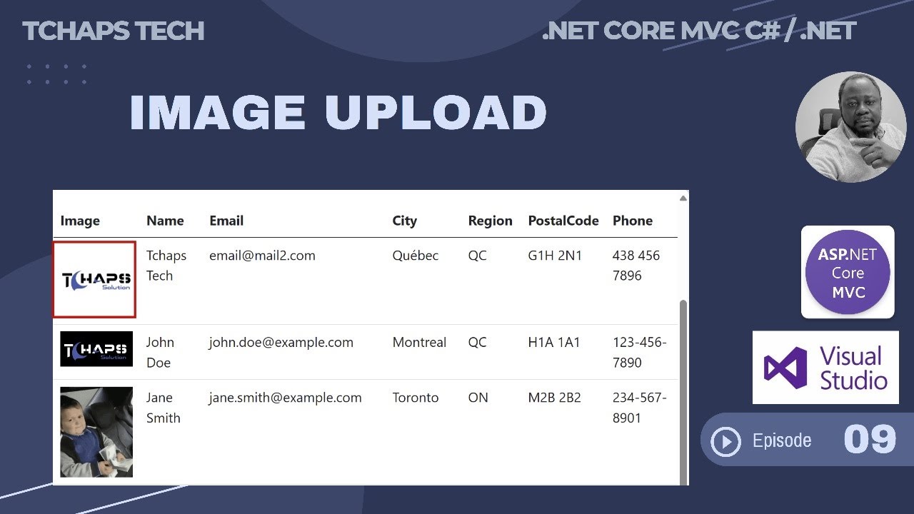 Télécharger une image dans une application ASP.NET Core MVC