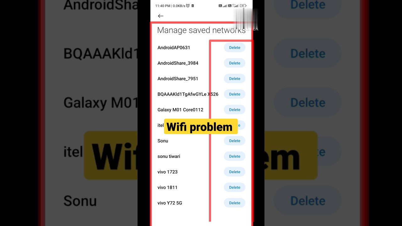 Fix WiFi Issues & Manage Saved Networks 🔧