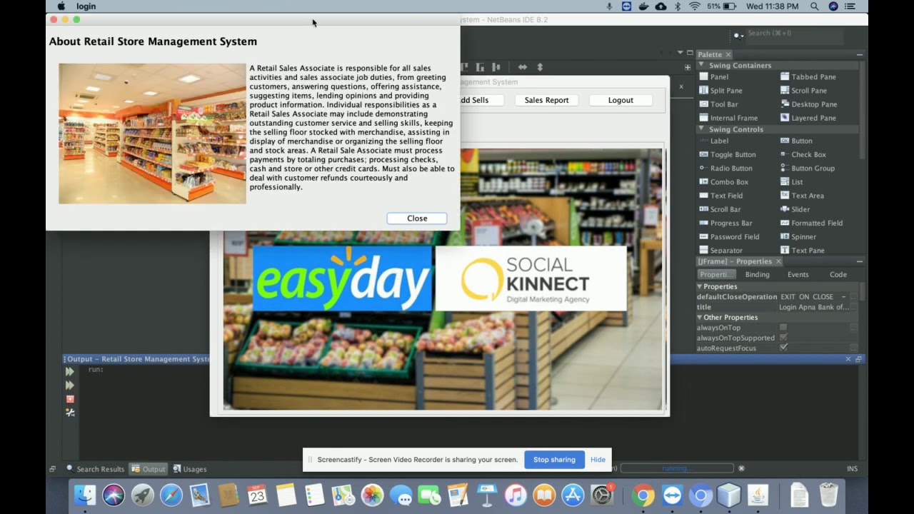 Core Java and MySQL Retail Store Management System Project