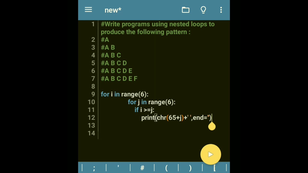 Learn How to Create Patterns with Nested Loops in Python 🐍