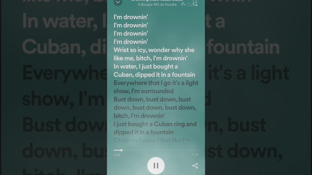 A Boogie Wit da Hoodie - Drowning 🎶 | Lyrics & Meaning Explained