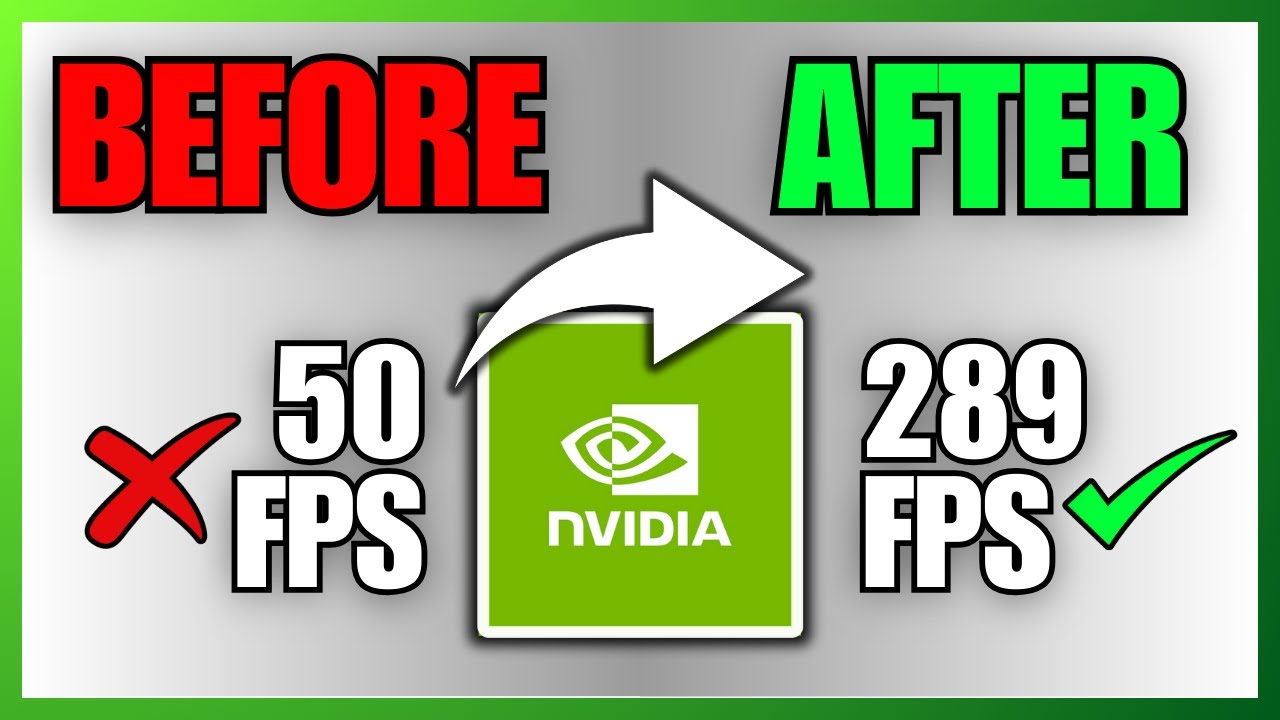Fix NVIDIA FPS Drops & Boost Performance 🎮
