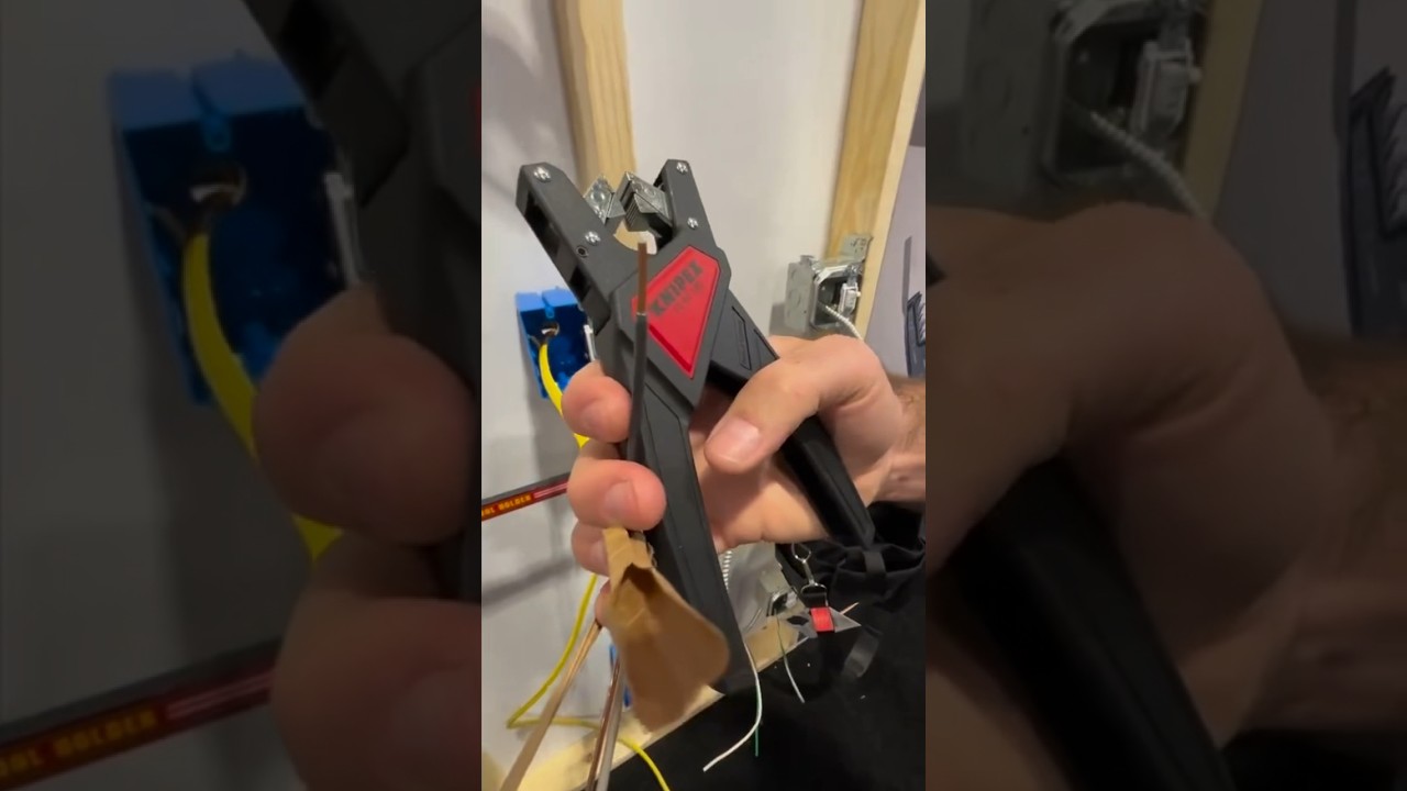 Knipex Automatic Wire Strippers 12 64 180 β Effortless Precision for Electricians β‘
