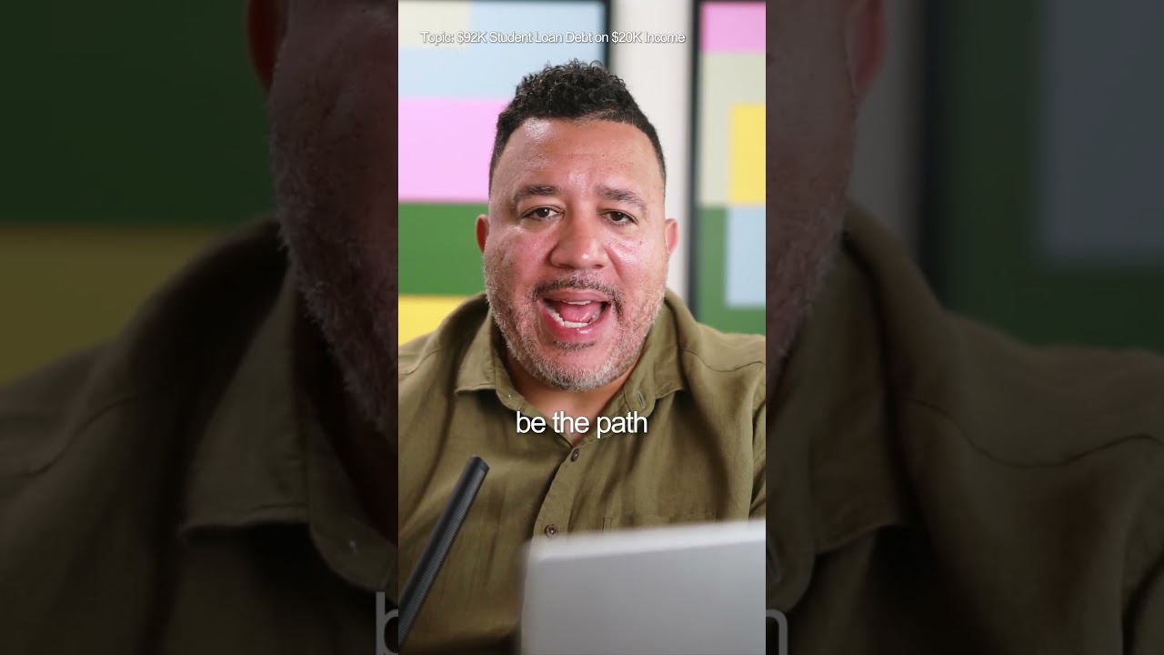 Debt-to-Income Ratio Forgiveness: When $92K in Loans Meets a $20K Income 💸