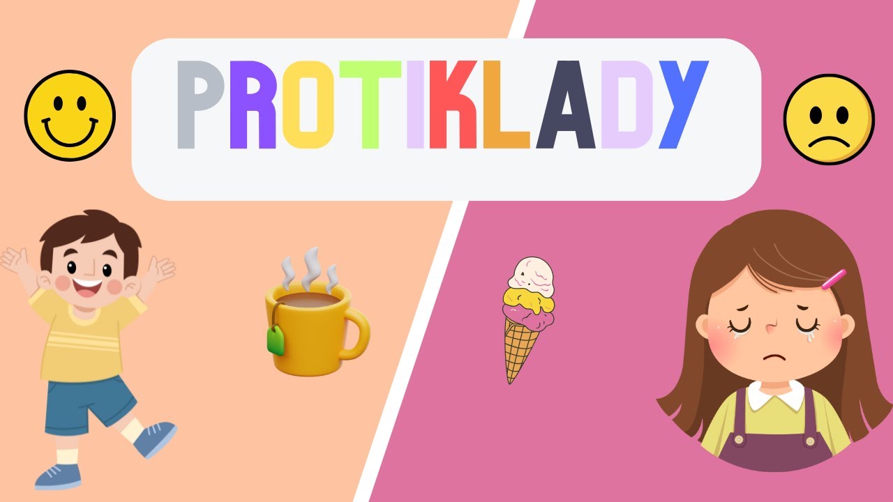 Zábavné učení protikladných slov pro děti 🎉